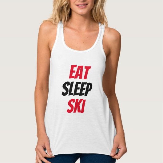 Funny! Sleep Ski Tank Top (Vorderseite)