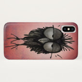 Funny Sleepic Owl auf Rosa Case-Mate iPhone Hülle (Rückseite (Horizontal))
