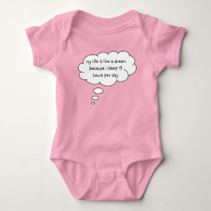 Funny Sleeping Baby Strampler