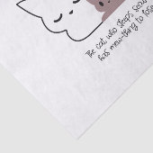 Funny Sleeping Cat Pub und Art II Seidenpapier (Ausschnitt)