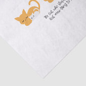 Funny Sleeping Cat Puff und Art III Seidenpapier (Ausschnitt)