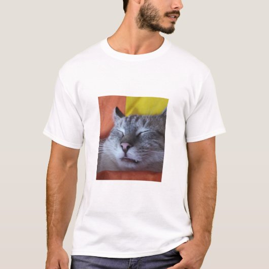 Funny Sleeping Chat T - Shirt (Vorderseite)