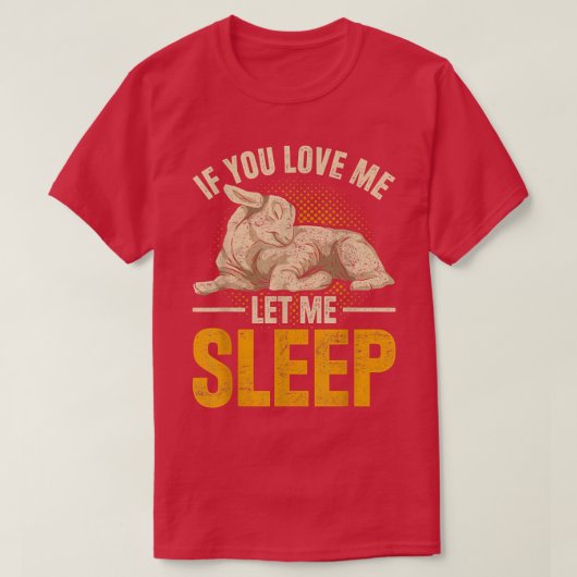 Funny Sleeping Farm Animal Lover Bauer Niedliche S T-Shirt (Design vorne)