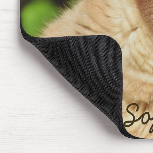 Funny Sleepy Cat&For Kitten Liebhaber Mousepad (Ecke)