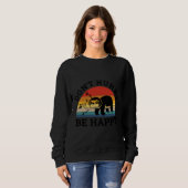 Funny Slepy Sloth Retro Animal Pub Sweatshirt (Vorne ganz)