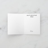 Funny Slice Pizza Christmas Card Karte (Innenseite)