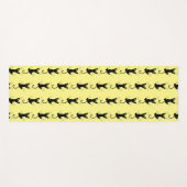 Funny Sliding Cat Scratch Scratching Paws Claws Yogamatte (Vorderseite (Horizontal))