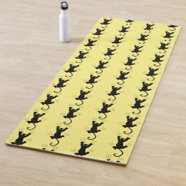 Funny Sliding Cat Scratch Scratching Paws Claws Yogamatte