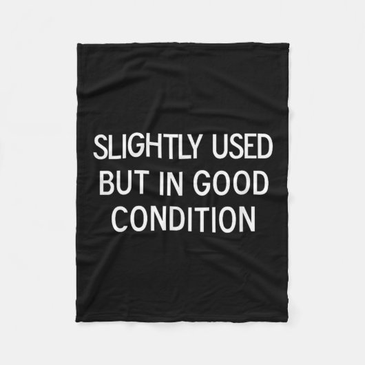 Funny, Slightly Used But In Good Condition, Sarcas Fleecedecke (Vorderseite)