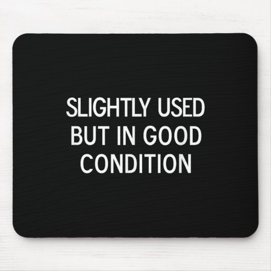 Funny, Slightly Used But In Good Condition, Sarcas Mousepad (Vorne)