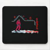 Funny Slope Dude Algebra Geometry Middle School Ma Mousepad (Vorne)