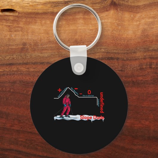 Funny Slope Dude Algebra Geometry Middle School Ma Schlüsselanhänger (Vorderseite)