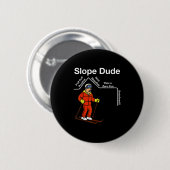 Funny Slope Typ Algebra Geometry Middle School Ma Button (Vorne & Hinten)