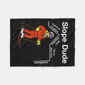 Funny Slope Typ Algebra Geometry Middle School Ma Fleecedecke (Vorderseite (Horizontal))