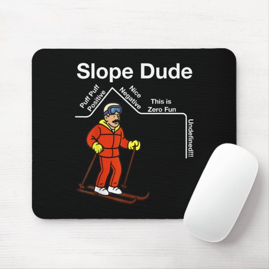 Funny Slope Typ Algebra Geometry Middle School Ma Mousepad (Mit Mouse)