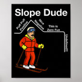 Funny Slope Typ Algebra Geometry Middle School Ma Poster (Vorne)