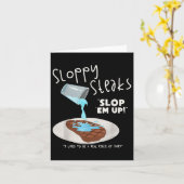 Funny Sloppy Steppy Futter Lover Spaß Karte (Gelbe Blume)