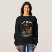 Funny Sloth 24 Sweatshirt (Vorne ganz)