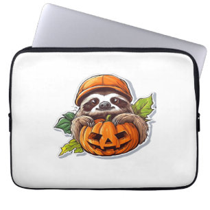 Funny Sloth aß Pizza, Kawaii Animal Lover Clas Laptopschutzhülle