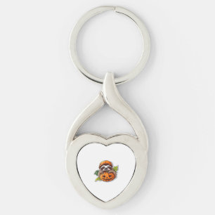 Funny Sloth aß Pizza, Kawaii Animal Lover Clas Schlüsselanhänger