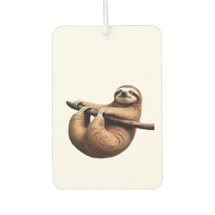 Funny Sloth auf einem Baum � nur bis Freitag Cla m Autolufterfrischer