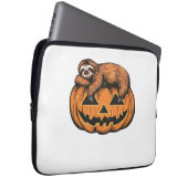 Funny Sloth auf Halloween Pumpkin Essential T - Sh Laptopschutzhülle (Vorne Rechts)