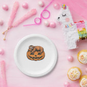 Funny Sloth auf Halloween Pumpkin Essential T - Sh Pappteller (Party)