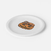 Funny Sloth auf Halloween Pumpkin Essential T - Sh Pappteller (Schrägansicht)