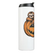 Funny Sloth auf Halloween Pumpkin Essential T - Sh Thermosbecher (Nach links gedreht)