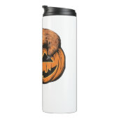 Funny Sloth auf Halloween Pumpkin Essential T - Sh Thermosbecher (Nach rechts gedreht)