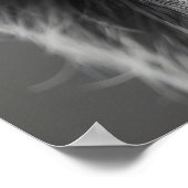 Funny Sloth Bathroom Art Print, Toilet Paper Roll Poster (Ecke)