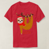 FUNNY SLOTH CHRISTMAS GIFT T-Shirt (Design vorne)
