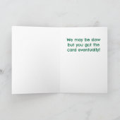 Funny Sloth Christmas Karte (Innenseite)