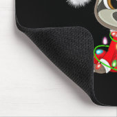 Funny Sloth Christmas Lights Santa Costume Cute An Mousepad (Ecke)