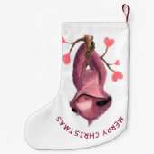 Funny Sloth Christmas Strumpf Kleiner Weihnachtsstrumpf (Rückseite)