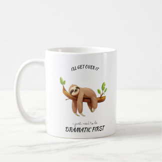 Funny Sloth Coffee Mug – "Slow Coffee, Happy Vibes Kaffeetasse