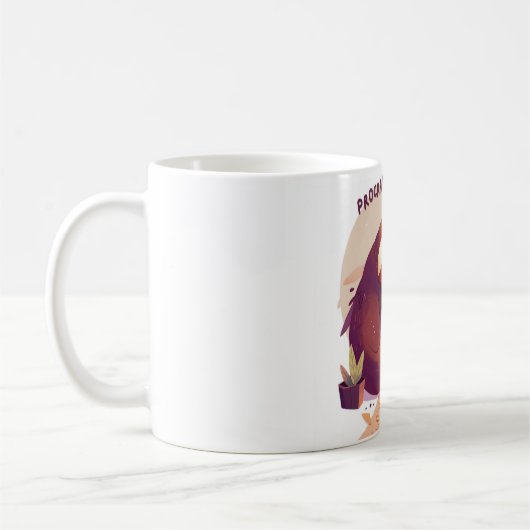 Funny Sloth Coffee Tasse - Aufschub Kraftstoff (Links)
