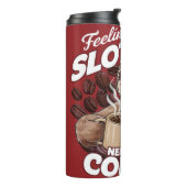 Funny Sloth/Coffee Thermosbecher (Nach links gedreht)