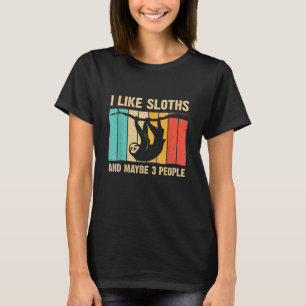 Funny Sloth Design Lover Men Frauen Kinder T-Shirt