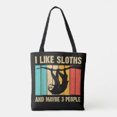 Funny Sloth Design Lover Men Frauen Kinder Tasche (Rückseite)