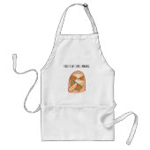 Funny Sloth Eating Burrito Schürze (Vorne)