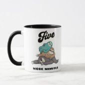 Funny Sloth fünf weitere Minuten Tasse (Links)