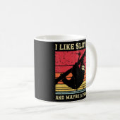 Funny Sloth für Sloth Men Frauen Kinder inszeniere Kaffeetasse (VorderseiteRechts)