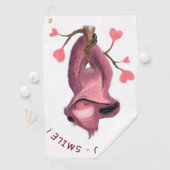 Funny Sloth Golf Handtuchgeschenk - Benutzerdefini Golfhandtuch (Insitu)