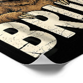 Funny Sloth Graphic Meme Lover Bruh Sloth Lovers  Poster (Ecke)