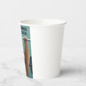 Funny Sloth Gym Motivation Poster - Slow Progress Pappbecher (Links)