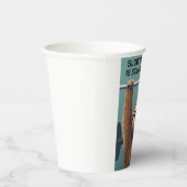 Funny Sloth Gym Motivation Poster - Slow Progress Pappbecher (Rechts)