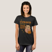 Funny Sloth Halloween Vibes T-Shirt (Vorne ganz)