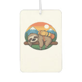 Funny Sloth Hiking Classic T-Shirt_1 Autolufterfrischer (Vorderseite)