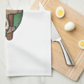 Funny Sloth Hiking Classic T-Shirt_1 Geschirrtuch (Viertel Falte)